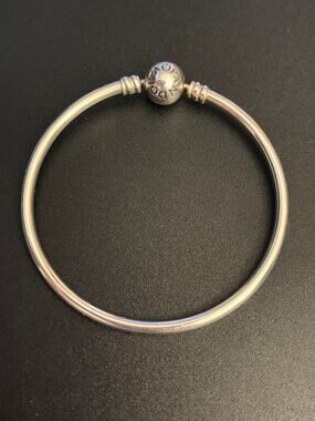 Pandora 925 ALE Sterling Silver Charm Bracelet 6.25”